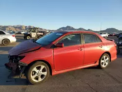 2011 Toyota Corolla Base en venta en North Las Vegas, NV