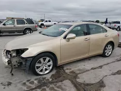 Salvage cars for sale at Grand Prairie, TX auction: 2007 Lexus ES 350