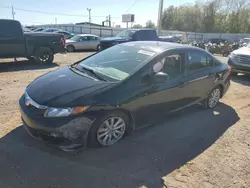 Honda salvage cars for sale: 2012 Honda Civic EX