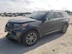 Salvage cars for sale at San Antonio, TX auction: 2020 Ford Explorer XLT