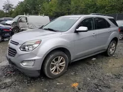 Salvage cars for sale at Waldorf, MD auction: 2017 Chevrolet Equinox LT