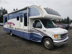 Salvage trucks for sale at Graham, WA auction: 2000 Gulf Stream 2000 Ford Econoline E450 Super Duty Cutaway Van