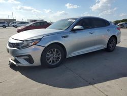 Salvage cars for sale from Copart Grand Prairie, TX: 2019 KIA Optima LX