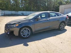 Ford salvage cars for sale: 2019 Ford Fusion Titanium