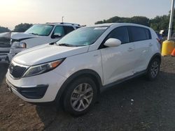 Salvage cars for sale at East Granby, CT auction: 2016 KIA Sportage LX