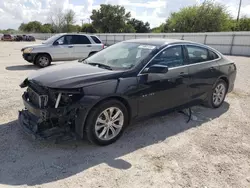 Salvage cars for sale from Copart San Antonio, TX: 2020 Chevrolet Malibu LT