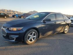 Chevrolet salvage cars for sale: 2016 Chevrolet Malibu LS