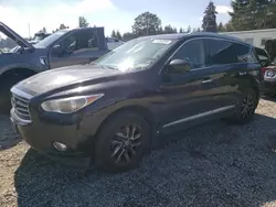 Salvage cars for sale at Graham, WA auction: 2013 Infiniti JX35