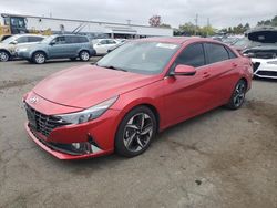 Salvage cars for sale at New Britain, CT auction: 2021 Hyundai Elantra SEL