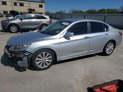 Salvage cars for sale at Wilmer, TX auction: 2015 Honda Accord EXL