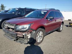 Subaru Outback salvage cars for sale: 2018 Subaru Outback 2.5I