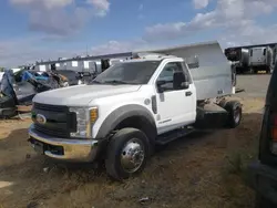 Salvage trucks for sale at Sacramento, CA auction: 2019 Ford F550 Super Duty