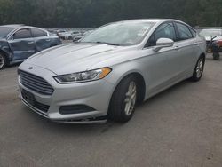 Salvage cars for sale at Glassboro, NJ auction: 2016 Ford Fusion SE