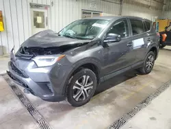 Salvage cars for sale at York Haven, PA auction: 2018 Toyota Rav4 LE