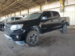 Chevrolet salvage cars for sale: 2021 Chevrolet Colorado LT