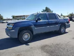 Salvage cars for sale at San Martin, CA auction: 2002 Chevrolet Avalanche K1500