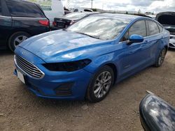 Ford salvage cars for sale: 2019 Ford Fusion SE