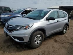 Salvage cars for sale from Copart Brighton, CO: 2015 Honda CR-V LX