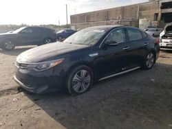 Salvage cars for sale at Fredericksburg, VA auction: 2017 KIA Optima Hybrid