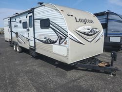 Salvage trucks for sale at Mcfarland, WI auction: 2014 Layton Travel Trailer