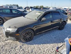 Salvage cars for sale at Taylor, TX auction: 2017 Audi A4 Premium