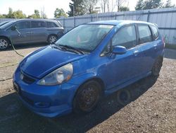 Salvage cars for sale from Copart Ontario Auction, ON: 2008 Honda FIT Sport