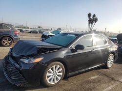 Salvage cars for sale at Van Nuys, CA auction: 2018 Toyota Camry L