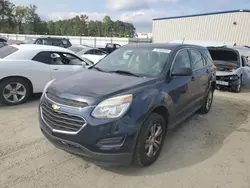 Salvage cars for sale at Spartanburg, SC auction: 2017 Chevrolet Equinox LS