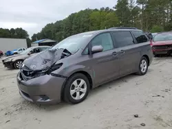 Toyota Sienna le salvage cars for sale: 2013 Toyota Sienna LE