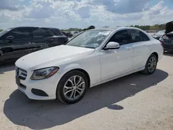 Salvage cars for sale at San Antonio, TX auction: 2015 Mercedes-Benz C 300 4matic