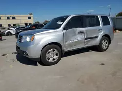 Salvage cars for sale at Wilmer, TX auction: 2013 Honda Pilot LX