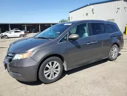 Salvage cars for sale at Fresno, CA auction: 2014 Honda Odyssey EX