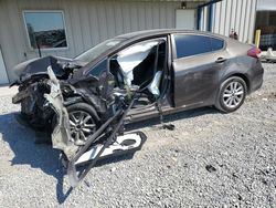 Salvage cars for sale at Earlington, KY auction: 2017 KIA Forte LX