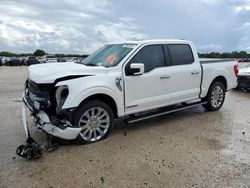 Salvage cars for sale at San Antonio, TX auction: 2022 Ford F150 Supercrew