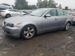 Salvage cars for sale at Finksburg, MD auction: 2006 BMW 525 I