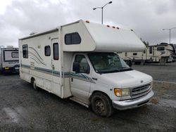 Salvage trucks for sale at Anchorage, AK auction: 1999 Gulf Stream 1999 Ford Econoline E350 Super Duty Cutaway Van RV