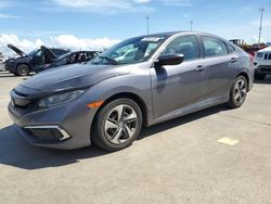 Honda salvage cars for sale: 2020 Honda Civic LX