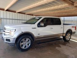 Ford salvage cars for sale: 2018 Ford F150 Supercrew