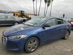 Salvage cars for sale at Van Nuys, CA auction: 2018 Hyundai Elantra SEL