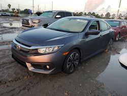 Salvage cars for sale at Riverview, FL auction: 2016 Honda Civic EX