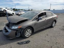 Salvage cars for sale at Portland, OR auction: 2012 Honda Civic LX