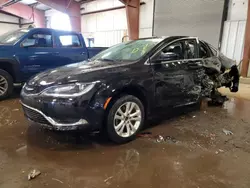 Salvage cars for sale at Lansing, MI auction: 2015 Chrysler 200 Limited