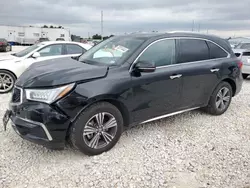 Salvage cars for sale at Temple, TX auction: 2018 Acura MDX