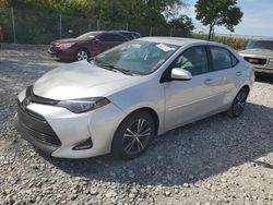 Salvage cars for sale at Cicero, IN auction: 2017 Toyota Corolla L