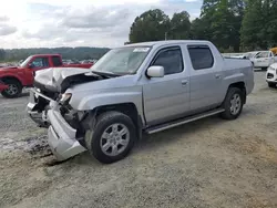 Salvage cars for sale at Concord, NC auction: 2007 Honda Ridgeline RTL