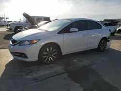 Salvage cars for sale at Riverview, FL auction: 2015 Honda Civic EXL