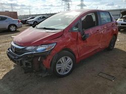 Salvage cars for sale at Elgin, IL auction: 2019 Honda FIT LX