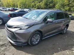 Toyota salvage cars for sale: 2021 Toyota Sienna XLE