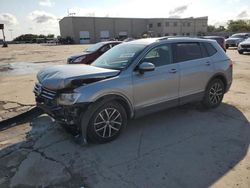 Salvage cars for sale at Wilmer, TX auction: 2021 Volkswagen Tiguan SE