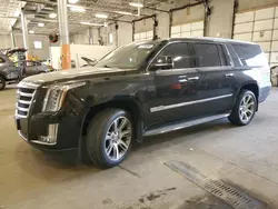 Cadillac salvage cars for sale: 2015 Cadillac Escalade ESV Luxury